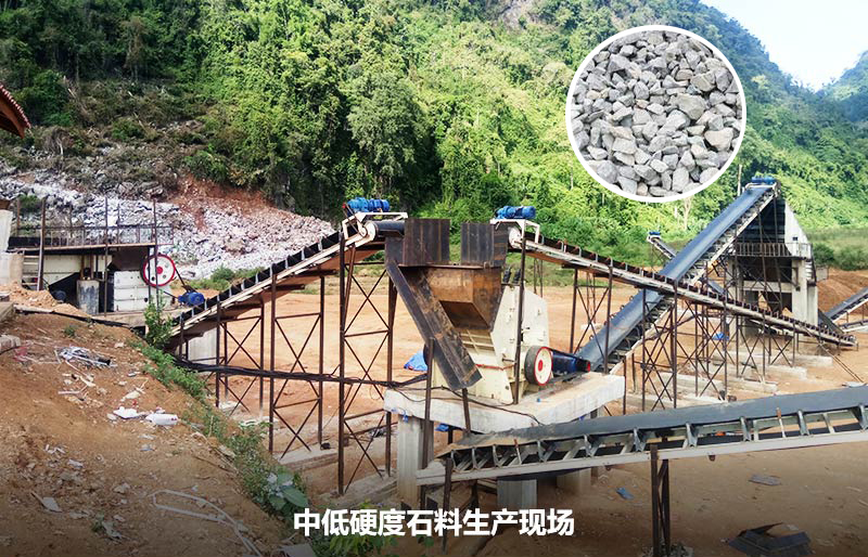 时产120吨机制砂生产线现场图